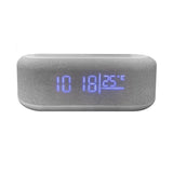 4-in-1 Wireless Charger with LED Light - Mood Lamp, Clock, and Fast Charging Station