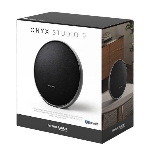 Harman Kardon Onyx Studio 9 Portable Bluetooth Speaker - Superior Sound, Built-in Battery, Multi-Speaker Connection