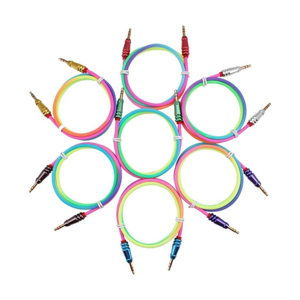 AUX Rainbow Cable 3.5MM from Other sold by 961Souq-Zalka