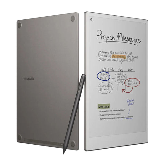 reMarkable Paper Pro – 11.8” Color Display Tablet with Adjustable Reading Light and True Paper-Like Writing Experience