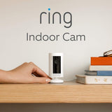 Ring Indoor Camera (1st Gen) – Smart Wi-Fi Home Security Camera with Two-Way Talk, Motion Detection, Night Vision, and Full HD Live Video – White