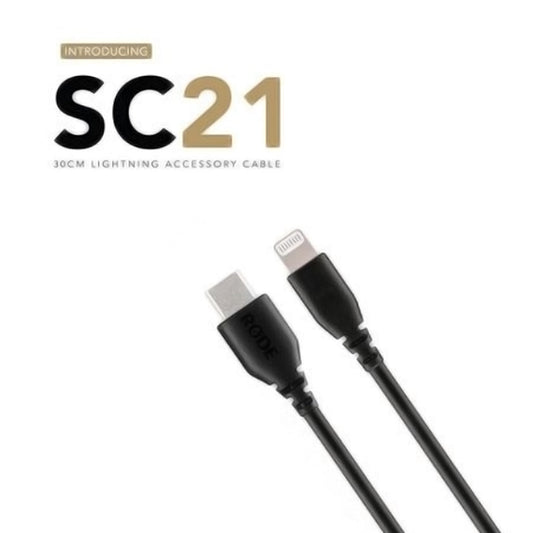 Rode SC21 30cm USB-C to Lightning Cable – High-Quality MFi-Certified Accessory