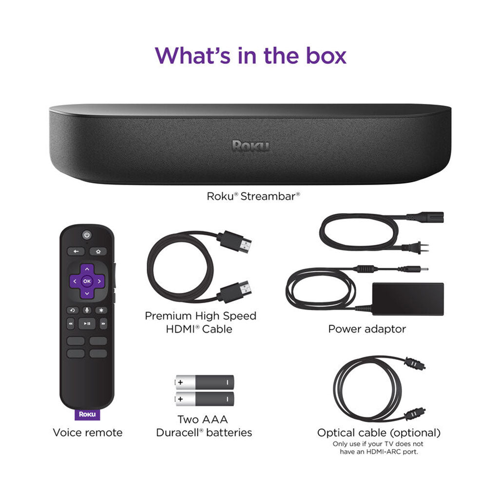 Roku Streambar Stereo Soundbar from Roku sold by 961Souq-Zalka