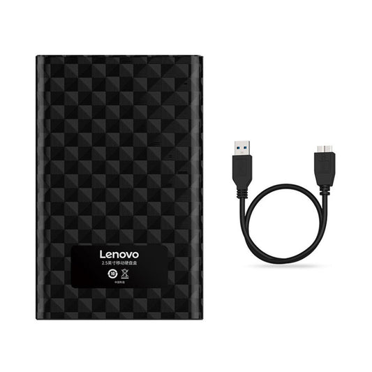 Lenovo S-02 USB 3.0 External Hard Drive Enclosure - Lightweight and Durable Protection for SSDs and HDDs