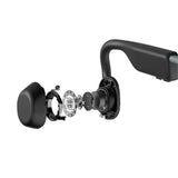 Shokz OPENMOVE Bone Conduction Headphones - Open-Ear, Bluetooth 5.1, Sweatproof, 6-Hour Battery Life