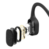 Shokz OPENSWIM Waterproof MP3 Headphones with 7th Generation Bone Conduction Technology, 4GB Storage, and 8-Hour Battery Life