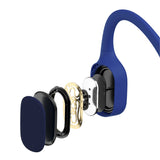 Shokz OPENSWIM Waterproof MP3 Headphones with 7th Generation Bone Conduction Technology, 4GB Storage, and 8-Hour Battery Life