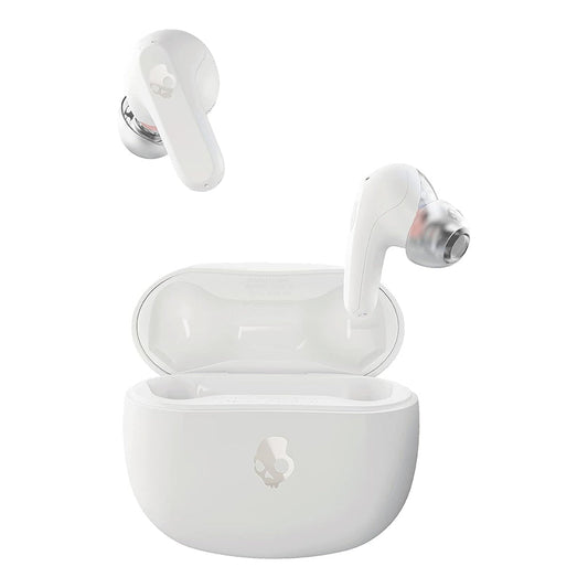 Skullcandy Rail ANC In-Ear Noise Canceling Headphones - Bone | True Wireless with Adjustable ANC