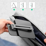 UGreen LP134 Foldable Metal Tablet Stand - Grey | Adjustable Aluminum Holder for Tablets and Smartphones